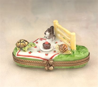 Picture of Limoges Turtle, Snail, Squirrel  Picnic Box