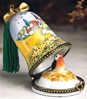 Picture of Limoges Village Bird Bell Box