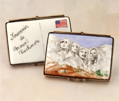 Picture of Limoges Mt Rushmore Postcard Box