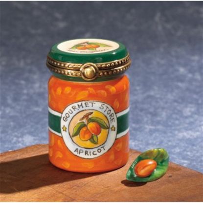 Picture of Limoges Apricot Jam Jar  Box with Apricot