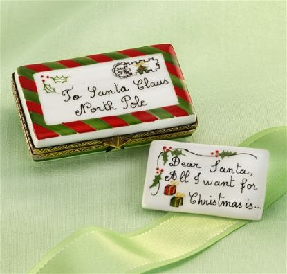 Picture of Limoges Letter to Santa Box with Card