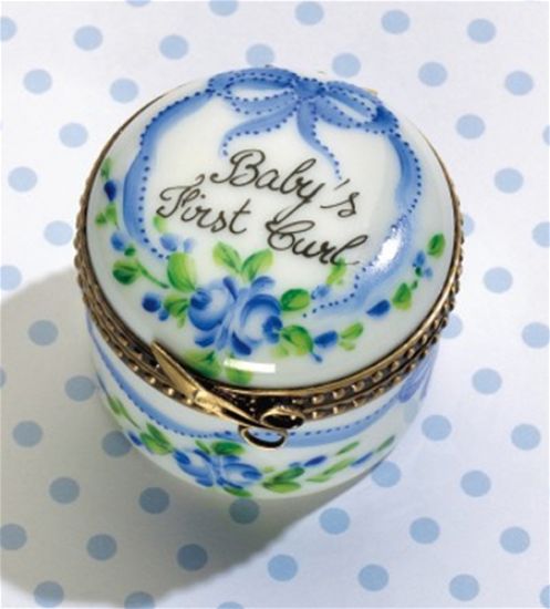 Picture of Limoges Baby Boy First Curl Box