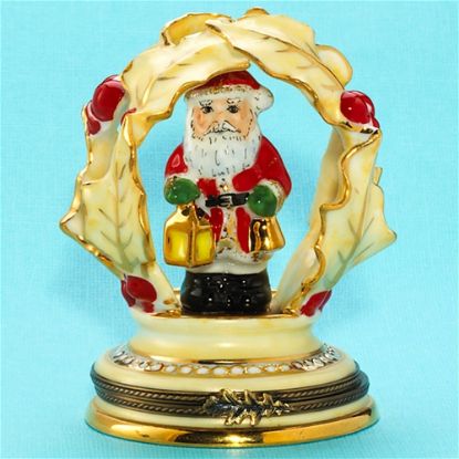 Picture of Limoges Santa on Holy Arch Box