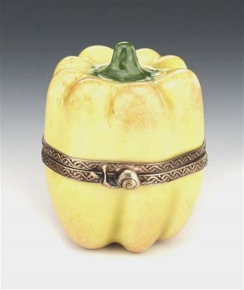 Picture of Limoges Yellow Pepper Box