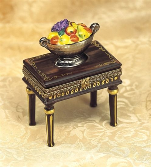 Picture of Limoges Silver Fruit Bowl oin Table Box