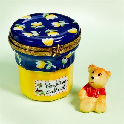 Picture of Lmoges Apricot Jam with Teddy Box