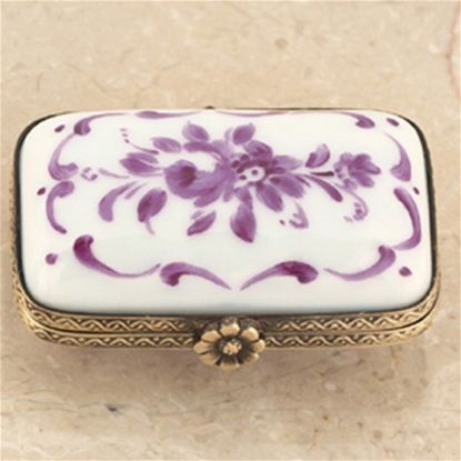 Picture of Limoges Box with Violets  