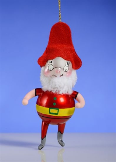 Picture of De Carlini Snow White Dworf Red Hat Red Pants Christmas Ornament