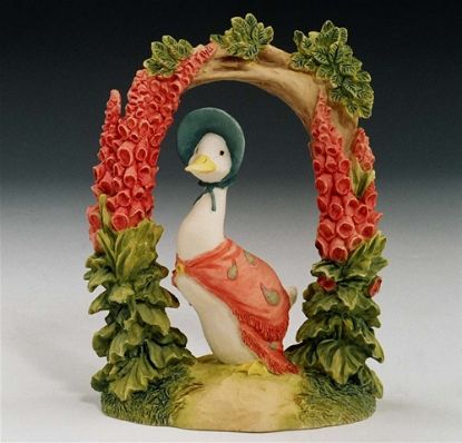 Picture of Beatrix Potter Jemima Duck under Arch Figurine
