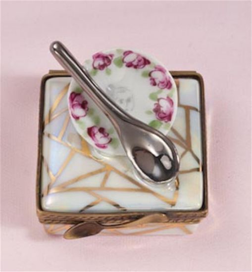 Picture of Limoges Hey Diddle Diddle Spoon and Dish Box
