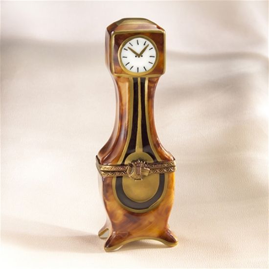 Picture of Limoges Brown Grandfather Clock box