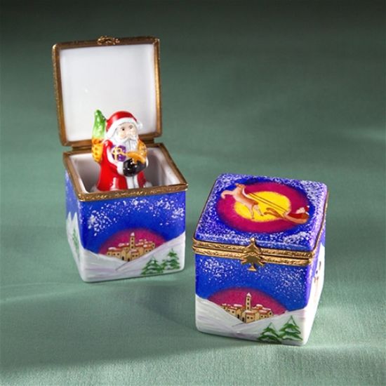 Picture of Limoges Santa in a Box, Each