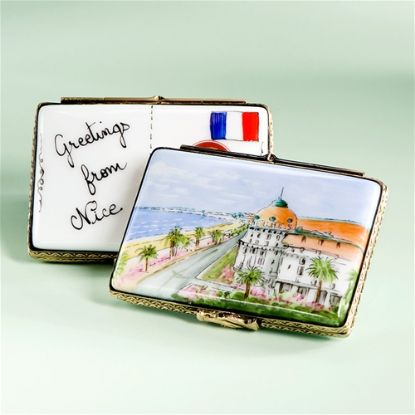 Picture of Limoges Nice French Riviera Postcard Box