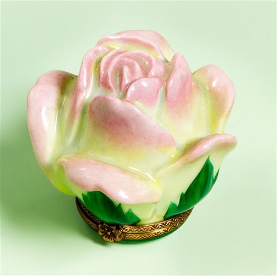 Picture of Limoges Soft Pink Rose Box