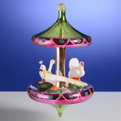 Picture of De Carlini Vintage Carousel with Animals Ornament