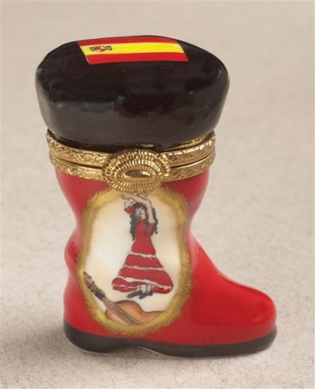 Picture of Limoges Spanish Boot Box 