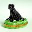 Picture of Limoges Black Lab on Grass Box