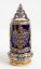 Picture of German Eagle Crest with Crystals Hand painted Beerstein 