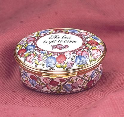 Picture of Halcyon Days "The Best is Yet to Come" English Enamel