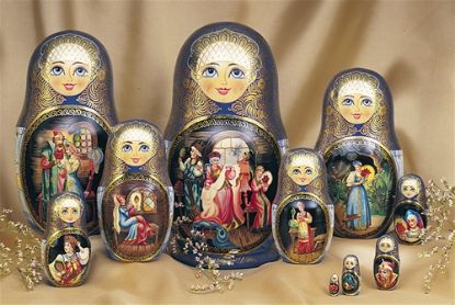 Picture of Scarlet Flower Museum Collection Matryoshka 