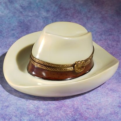Picture of Limoges Western Cowboy Hat Box