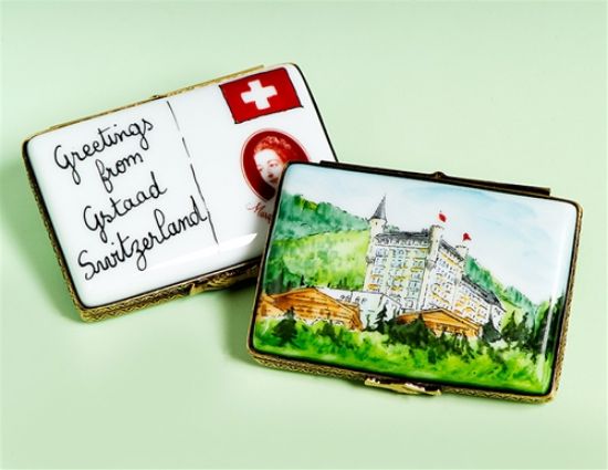 Picture of Limoges Gstaad Postcard Box