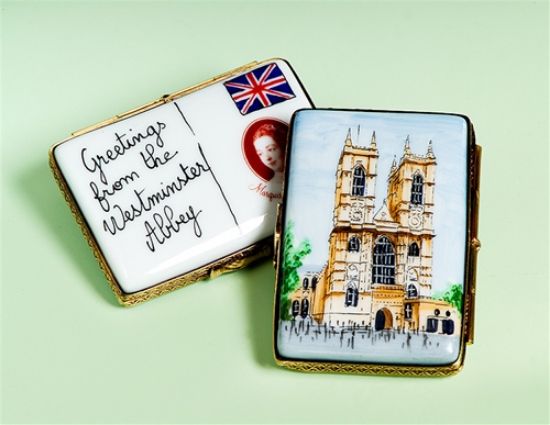Picture of Limoges Westminster Abbey Postcard Box 