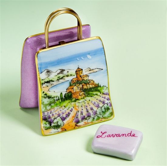 Picture of Limoges Provence Lavender Fields Shopping Bag Box