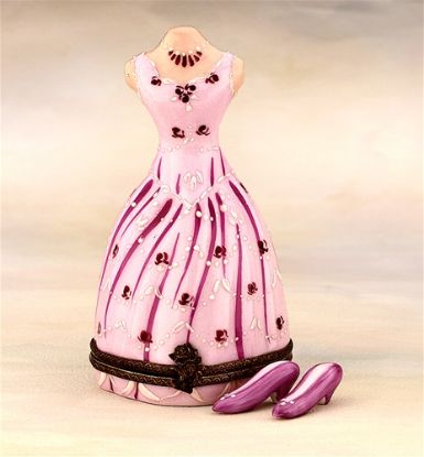 Picture of Limoges Pink Dress with Shoes Box