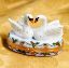 Picture of Limoges Holiday Swans Box