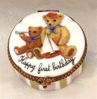 Picture of Limoges First Happy Birthday Teddies Box