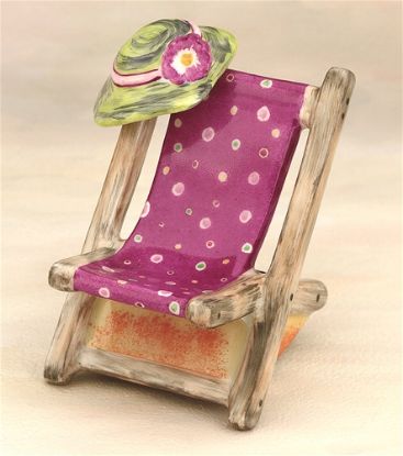 Picture of Limoges Pink Chair with Summer Hat Box