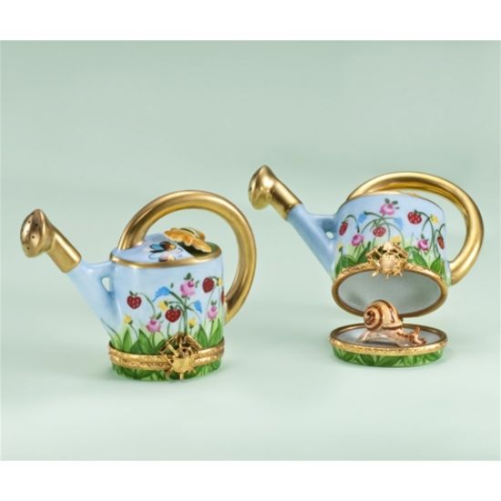 Picture of Limoges Watering Can with Snail Box, Each. 