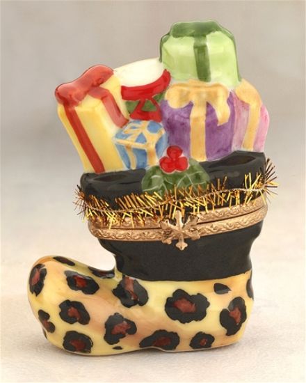 Picture of Limoges Holiday Boot with Gifts Box