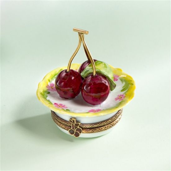 Picture of Limoges Cherries Plate Box
