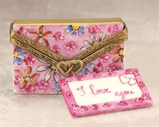 Picture of Limoges I Love You Letter with Envelope Box 