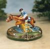 Picture of Limoges Jumping Horse Box with Jockey