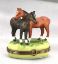 Picture of Limoges Two Horses Box