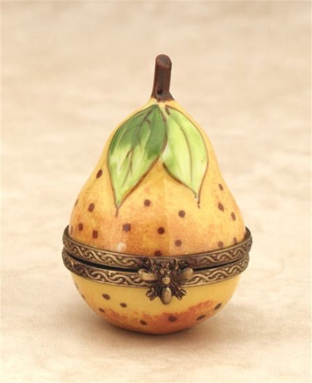 Picture of Limoges Mini Yellow Pear Box