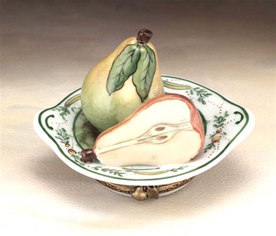 Picture of Limoges Two Pears Plate Box