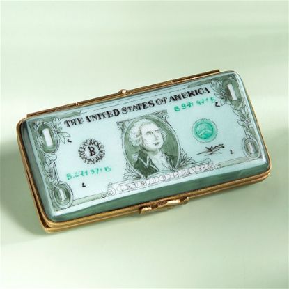 Picture of Limoges $1.00 Dollar Bill Box