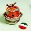 Picture of Limoges Venice BIrthday Cake Box with Gondola and Italian Flag Box