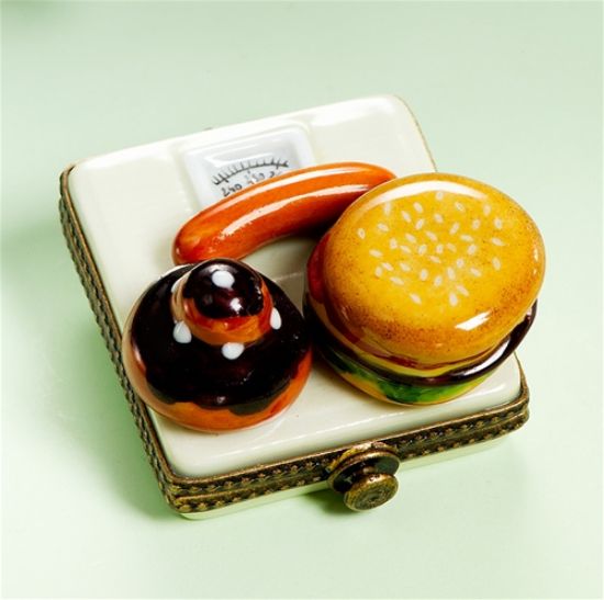 Picture of Limoges Scale with Hot Dog and Hamburger Box