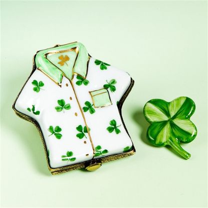 Picture of Limoges Irish Hawaiian Shirt Box with Clover