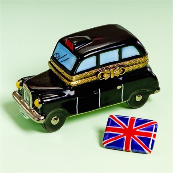 Picture of Limoges British Taxi Box with UK Flag 