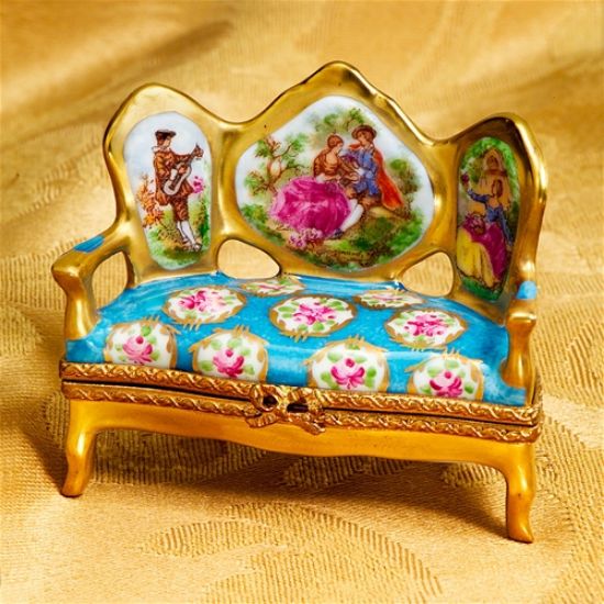 Picture of Limoges Louis XVI Sofa Box