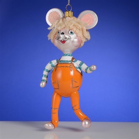 Picture of DeCarlini Italian Mouse from the 70s Christmas ornament 