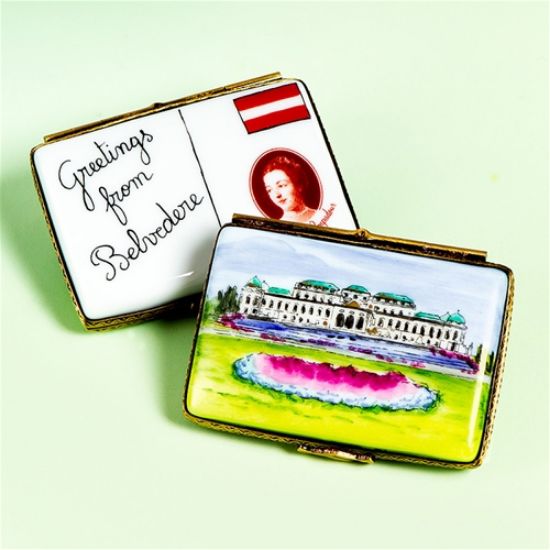 Picture of Limoges Belvedere Palace Postcard Box