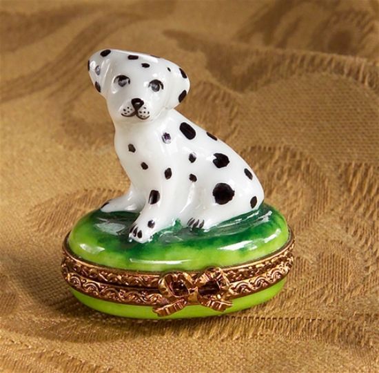 Picture of Limoges Mini Dalmatian Dog Box