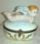 Picture of Limoges Cherub on Gold Leaf Box